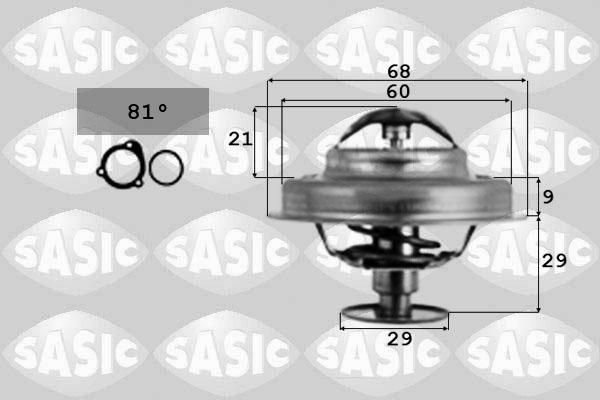 Sasic 3371641 - Termostats, Dzesēšanas šķidrums www.autospares.lv