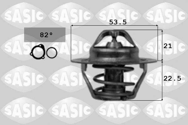 Sasic 3371301 - Термостат охлаждающей жидкости / корпус www.autospares.lv