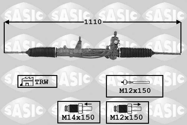 Sasic 7006055 - Stūres mehānisms autospares.lv