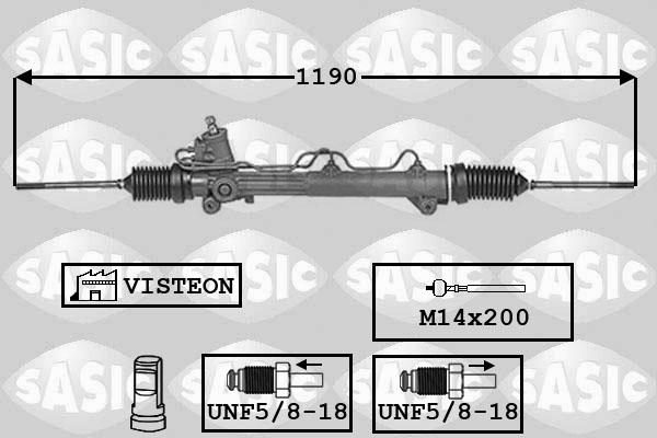 Sasic 7006069 - Stūres mehānisms autospares.lv