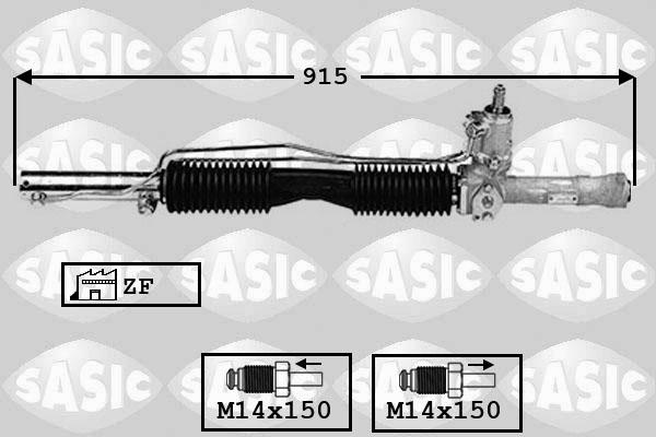 Sasic 7006000 - Рулевой механизм, рейка www.autospares.lv