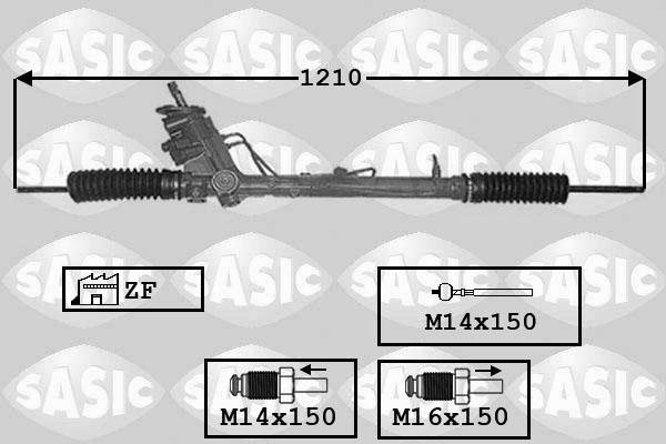 Sasic 7006003 - Stūres mehānisms www.autospares.lv