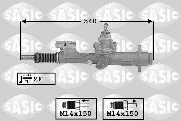 Sasic 7006002 - Рулевой механизм, рейка www.autospares.lv