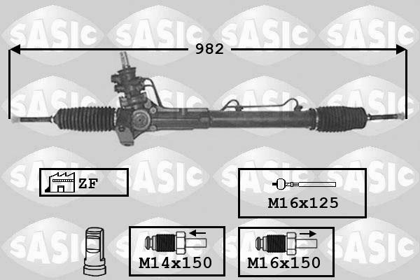 Sasic 7006014 - Stūres mehānisms autospares.lv