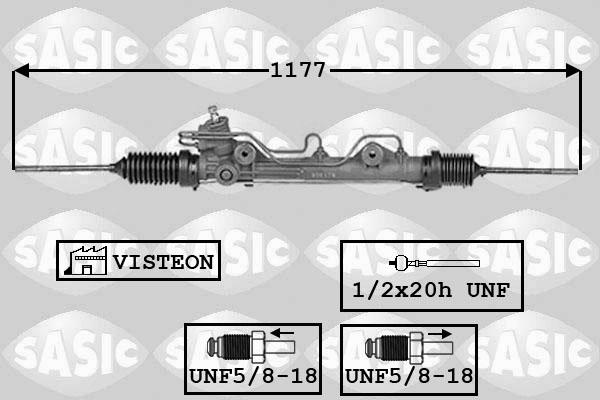 Sasic 7006070 - Stūres mehānisms autospares.lv