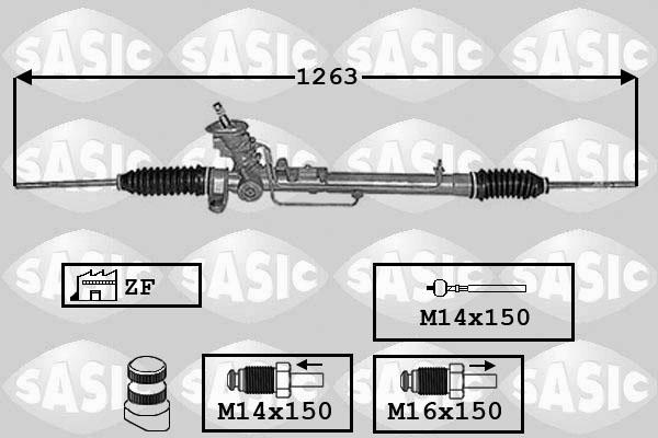 Sasic 7006140 - Stūres mehānisms autospares.lv