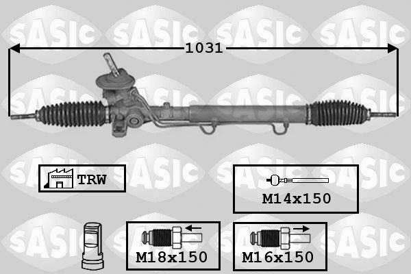 Sasic 7006151 - Stūres mehānisms www.autospares.lv