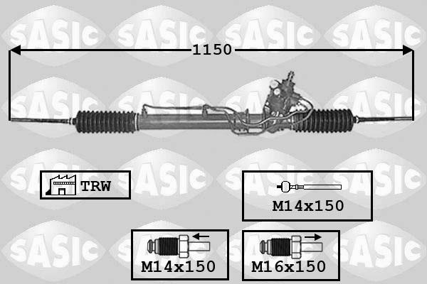 Sasic 7006162 - Stūres mehānisms www.autospares.lv