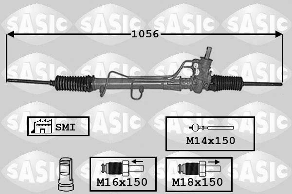 Sasic 7006129 - Stūres mehānisms www.autospares.lv