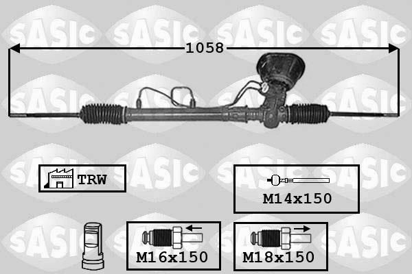 Sasic 7006173 - Stūres mehānisms www.autospares.lv