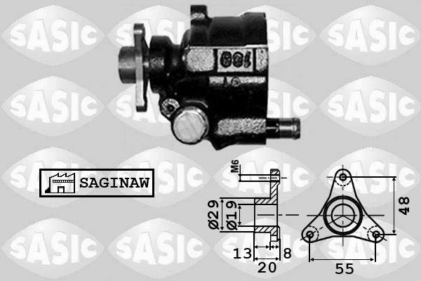 Sasic 7074001 - Hidrosūknis, Stūres iekārta www.autospares.lv