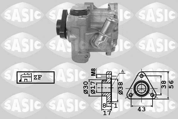 Sasic 7076048 - Hydraulic Pump, steering system www.autospares.lv