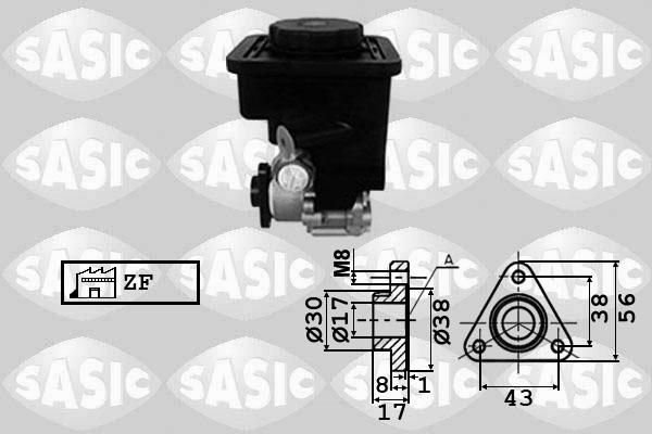 Sasic 7076050 - Hydraulic Pump, steering system www.autospares.lv