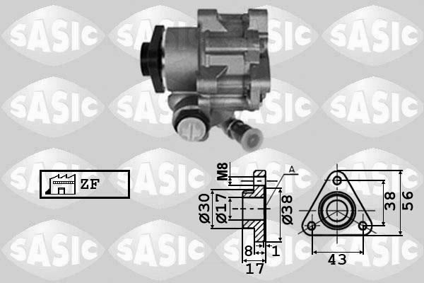 Sasic 7076058 - Hidrosūknis, Stūres iekārta www.autospares.lv