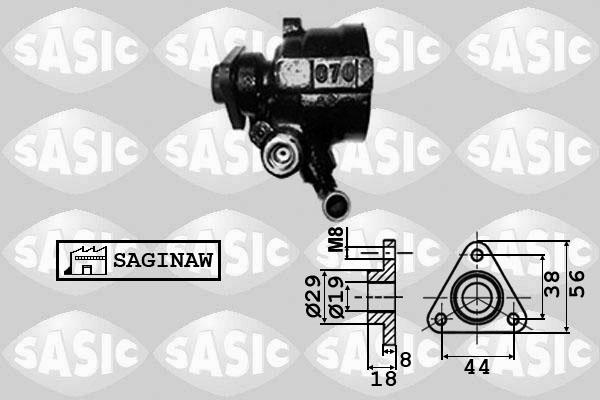 Sasic 7076005 - Hidrosūknis, Stūres iekārta www.autospares.lv