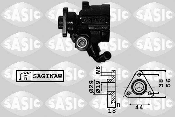 Sasic 7076003 - Hidrosūknis, Stūres iekārta www.autospares.lv