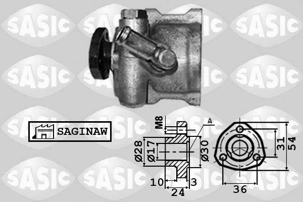 Sasic 7076030 - Hidrosūknis, Stūres iekārta www.autospares.lv