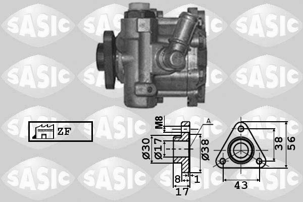 Sasic 7076025 - Hidrosūknis, Stūres iekārta www.autospares.lv