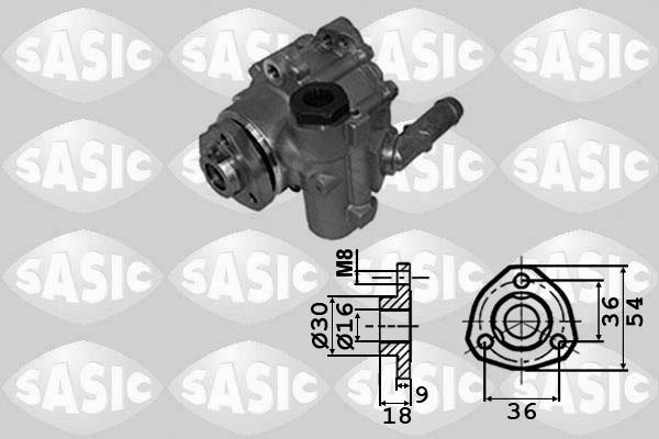 Sasic 7076071 - Hydraulic Pump, steering system www.autospares.lv