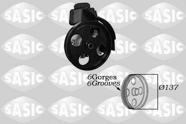 Sasic 7070046 - Hydraulic Pump, steering system www.autospares.lv