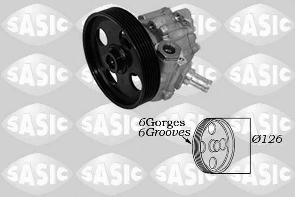 Sasic 7070058 - Hidrosūknis, Stūres iekārta www.autospares.lv