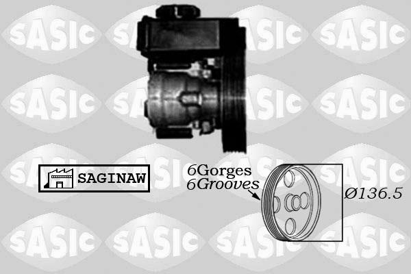 Sasic 7070007 - Hydraulic Pump, steering system www.autospares.lv