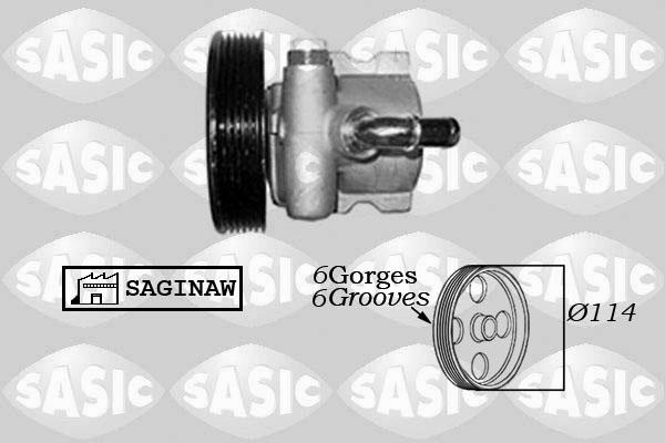 Sasic 7070016 - Hidrosūknis, Stūres iekārta www.autospares.lv