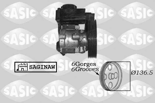 Sasic 7070023 - Hydraulic Pump, steering system www.autospares.lv