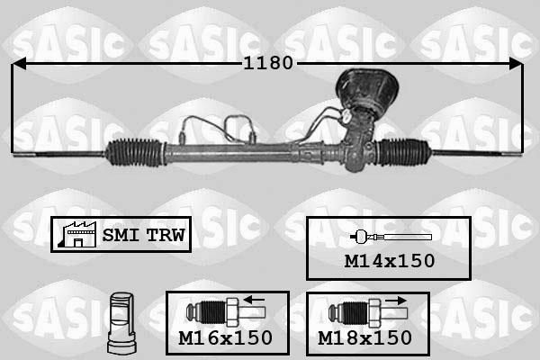 Sasic 7174009 - Stūres mehānisms www.autospares.lv