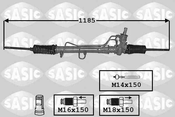 Sasic 7174026 - Stūres mehānisms www.autospares.lv