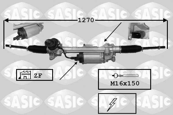 Sasic 7176043 - Stūres mehānisms www.autospares.lv