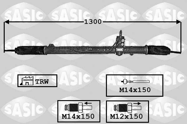 Sasic 7176053 - Stūres mehānisms autospares.lv