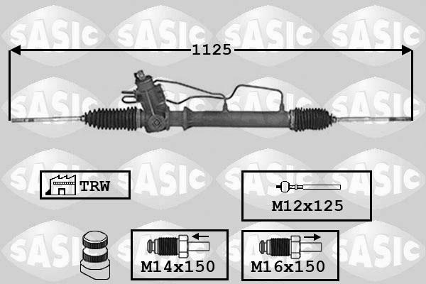 Sasic 7176035 - Stūres mehānisms www.autospares.lv