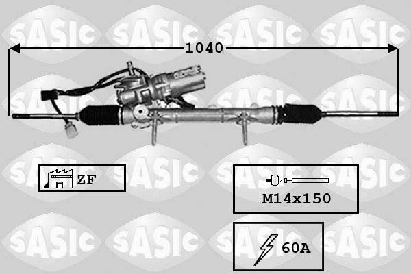 Sasic 7170029 - Stūres mehānisms autospares.lv