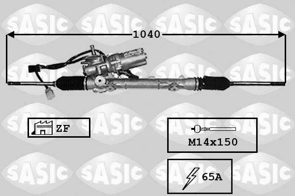 Sasic 7170024 - Stūres mehānisms autospares.lv