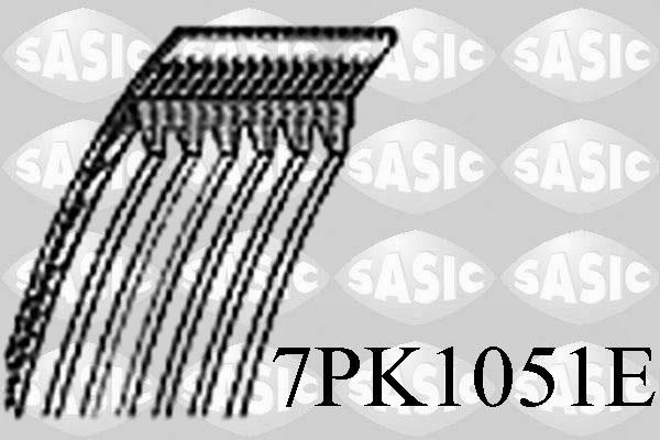 Sasic 7PK1051E - Ķīļrievu siksna www.autospares.lv