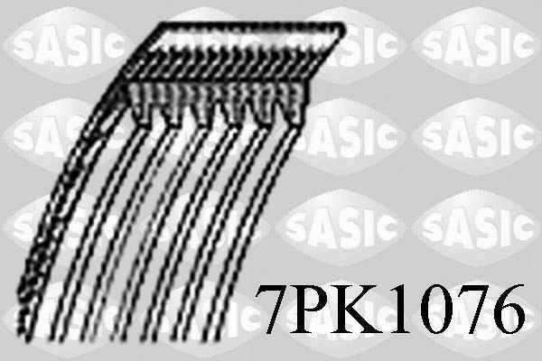 Sasic 7PK1076 - Ķīļrievu siksna www.autospares.lv