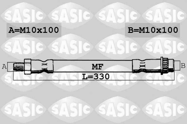 Sasic SBH4091 - Bremžu šļūtene www.autospares.lv