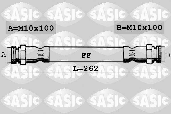 Sasic SBH4073 - Bremžu šļūtene www.autospares.lv