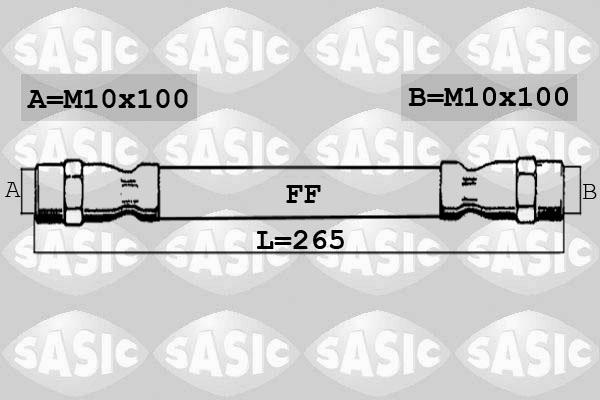 Sasic SBH6274 - Тормозной шланг www.autospares.lv