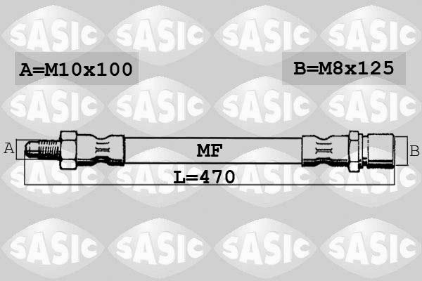 Sasic SBH0137 - Bremžu šļūtene www.autospares.lv