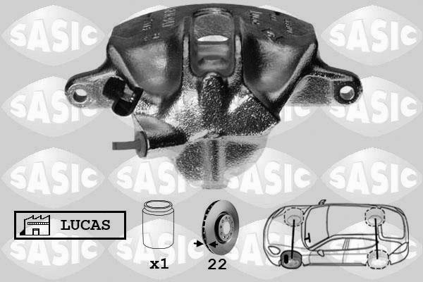 Sasic SCA4040 - Brake Caliper www.autospares.lv