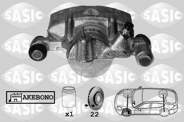 Sasic SCA6584 - Bremžu suports www.autospares.lv