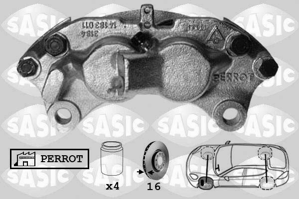 Sasic SCA6580 - Bremžu suports www.autospares.lv