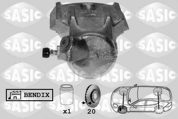 Sasic SCA6068 - Bremžu suports www.autospares.lv