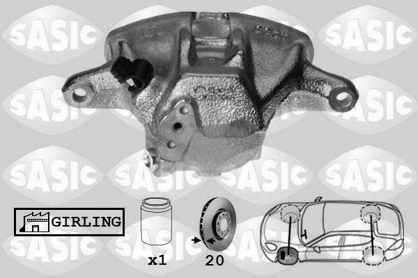 Sasic SCA6016 - Brake Caliper www.autospares.lv