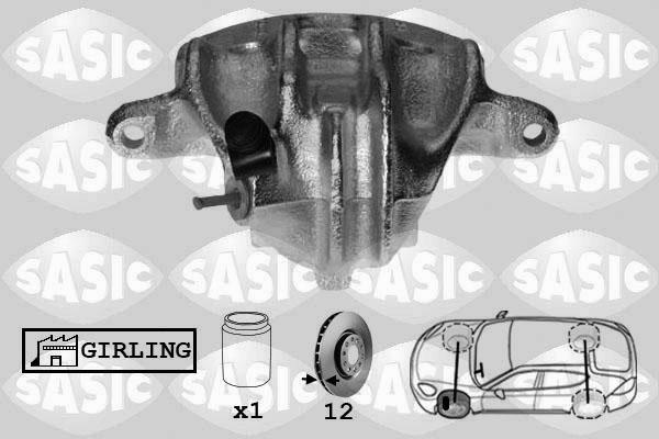 Sasic SCA6192 - Brake Caliper www.autospares.lv