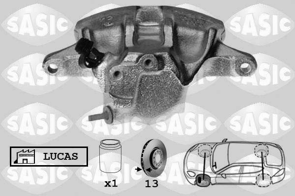 Sasic SCA6164 - Brake Caliper www.autospares.lv