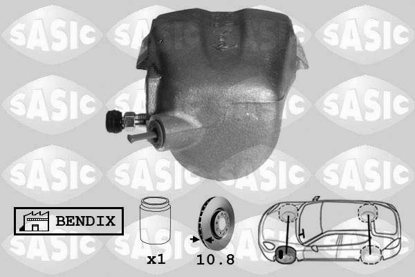 Sasic SCA6102 - Bremžu suports www.autospares.lv