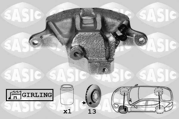 Sasic SCA6170 - Brake Caliper www.autospares.lv